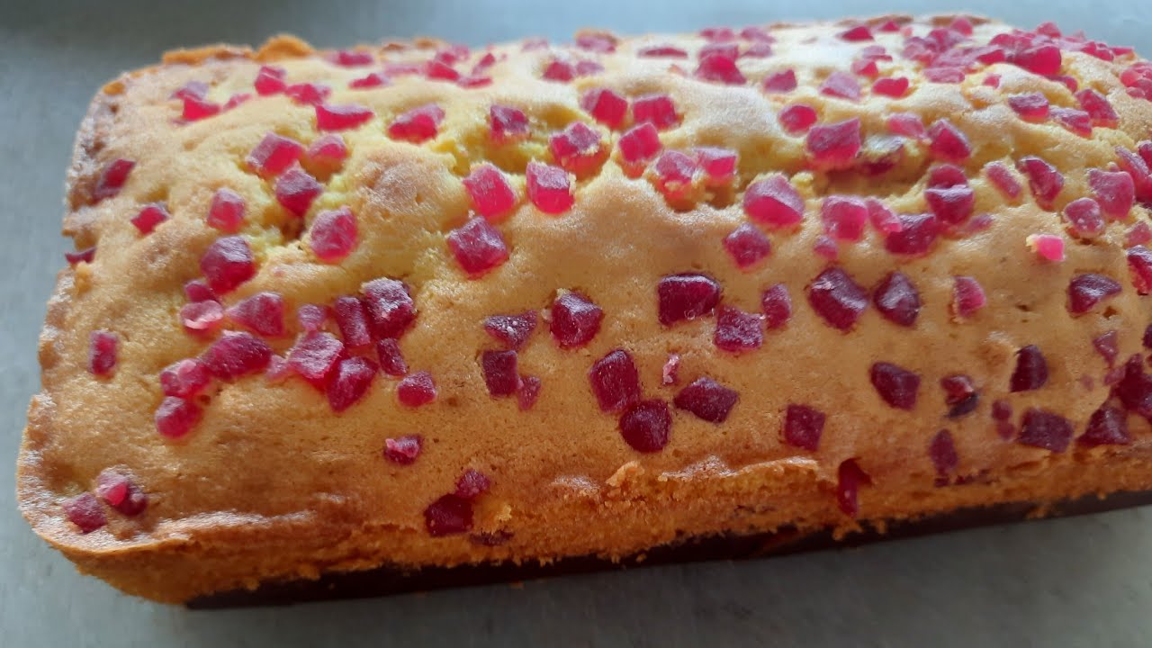 Tea time favorite tutti fruity pound cake 🥮