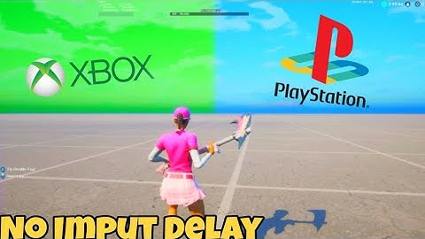 How to REMOVE INPUT Delay / Lag on Console (Xbox / Ps4) in Fortnite! ( Edit faster )