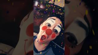 Snapchat Clown Filter W MrAlanC screenshot 1