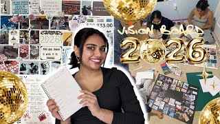Details How to Make a 2026 Vision Board That Actually Works: Goals, Tips + Manifestation Process ✨✨✨ Guide