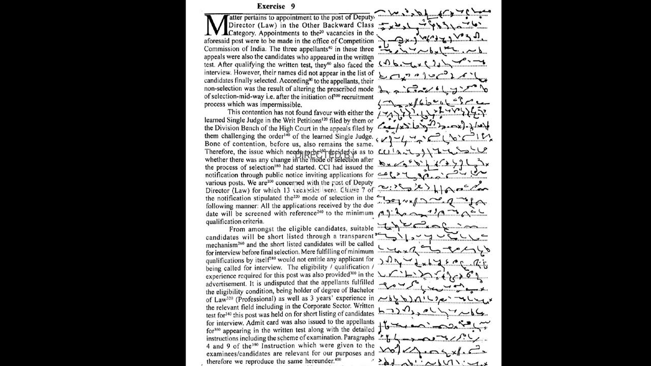 JCI | CURRENT LEGAL PASSAGE | EX- 09 |CURRENT SHORTHAND DICTATION | 85 WPM| BY:-R.K.ROY