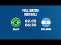🔴 Brazil vs Argentina | No One Backs Down