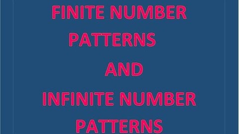 Number patterns(Grade 8 - Mathematics)