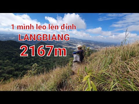 Video #trekking #dalat #langbiang 1 mình leo lên đỉnh... - youtube