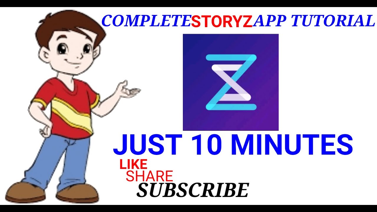 storyz complete tutorial in telugu || create animation videos in mobile || storyz pro app download