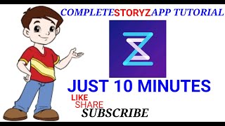 storyz complete tutorial in telugu || create animation videos in mobile || storyz pro app download screenshot 1