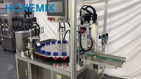 Automatic glass bottle perfume filling machine rotary filling capping machine with adjustable mold