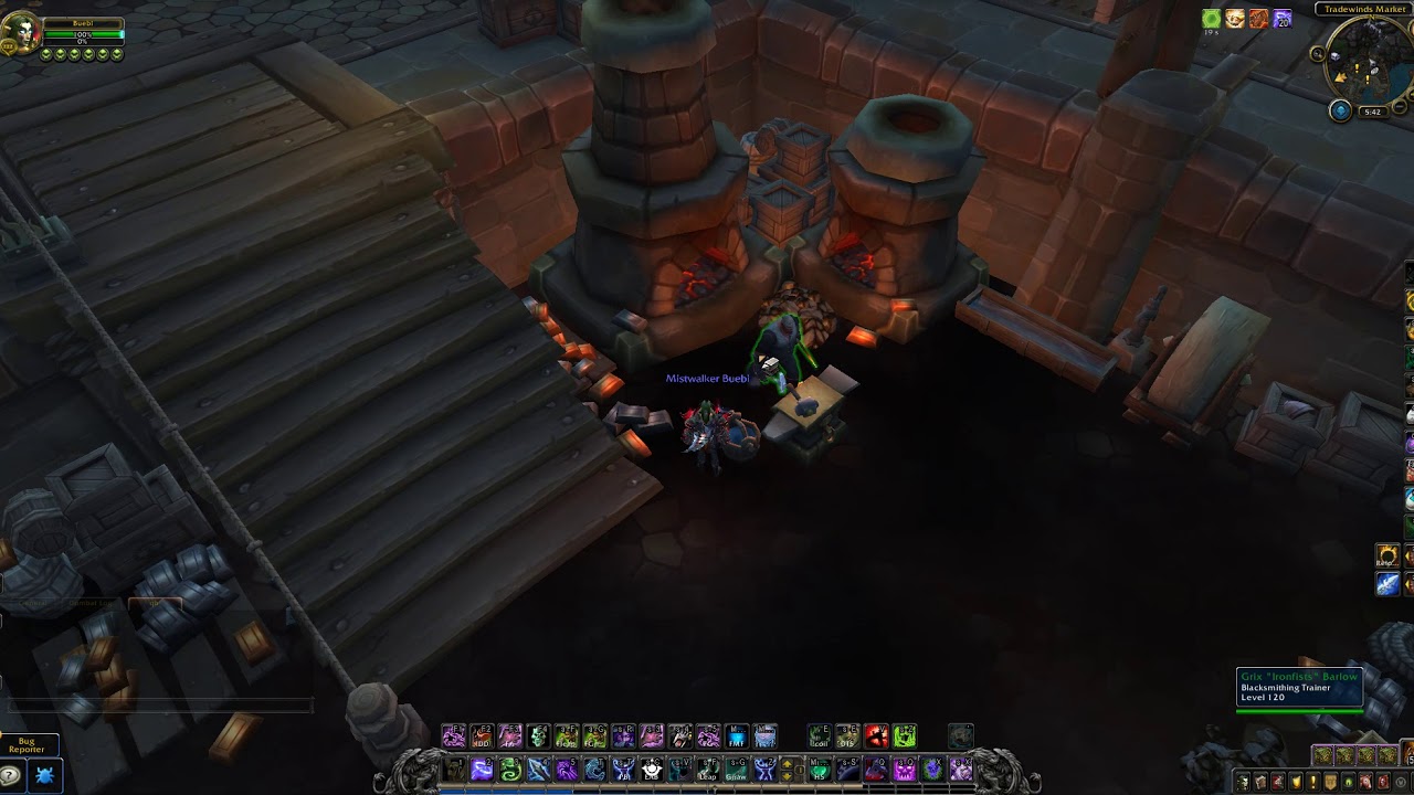 WoW BFA - Blacksmithing Trainer (Alliance)