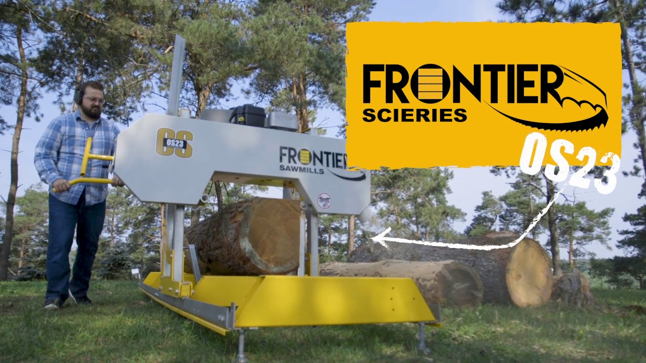 La Frontier OS23 - La SEULE scierie à ruban compacte entièrement mobile au monde