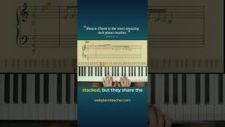 An 11 Chord Is Just Two Chords Stacked - Understand Jazz Piano Chords - Smooth Jazz Piano Lesson