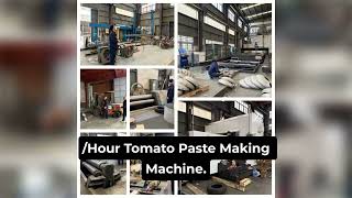 1-60 Tons Automatic Tomato Sauce Production Line | Suote Food Processing Equipment