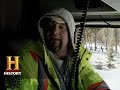Ice Road Truckers: Todd Gets Stuck in a Ditch (S9, E1) | History