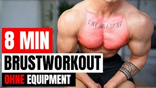 Extremes 8 Minuten Brust-Workout für Zuhause! (ohne Equipment) screenshot 2