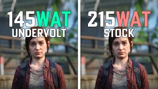 Undervolt vs. Stock in The Last of Us Part I | 70 Watts Less on RTX 3070!