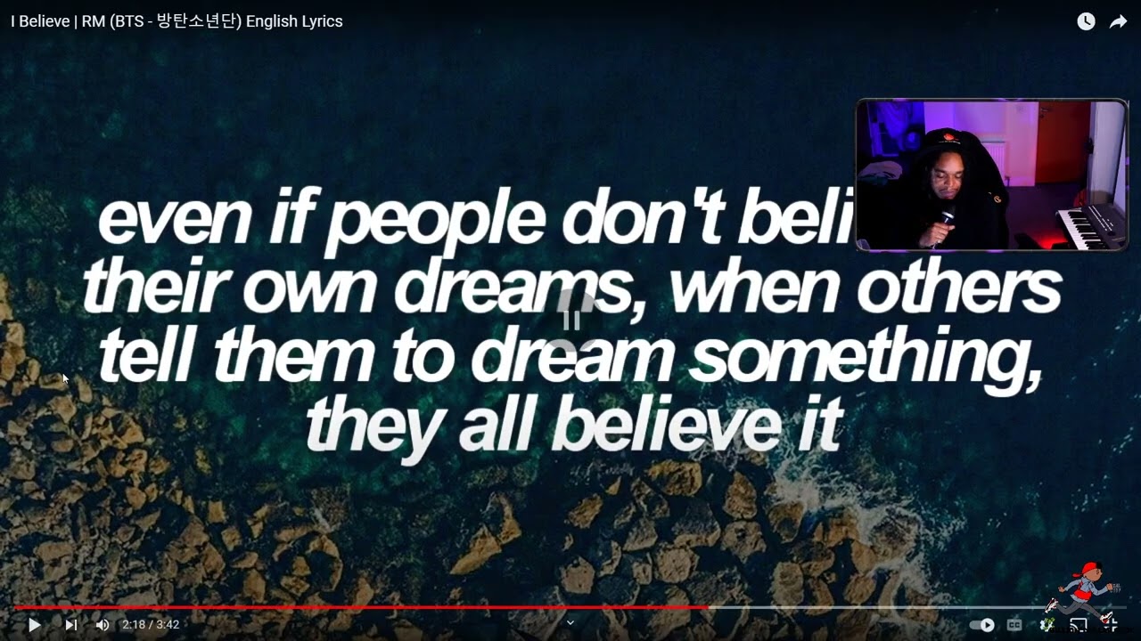 I Believe  RM BTS   방탄소년단 English Lyrics