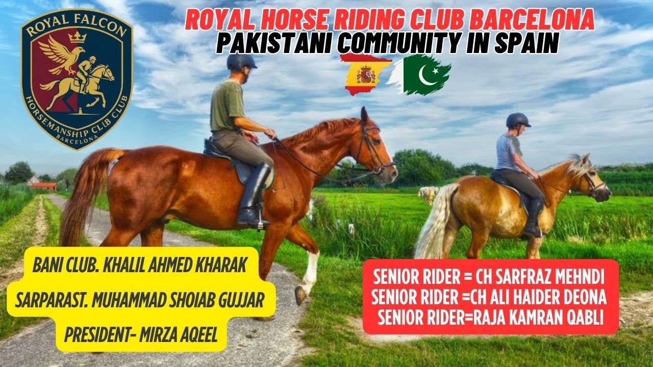 Royal Horse Riding Club Barcelona | Pakistani Community in Spain | Mahi Vlogs 🇪🇸🇪🇸🇵🇰