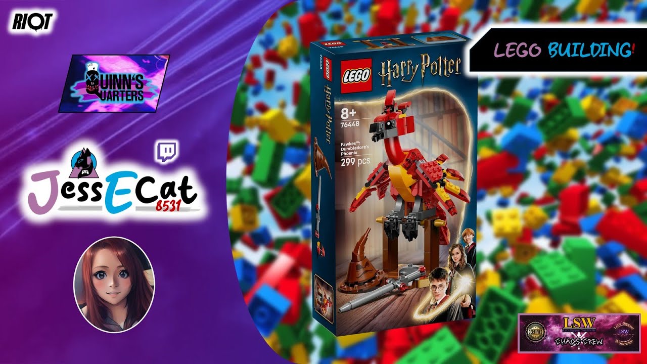 Harry Potter: Fawkes: Dumbledore's Phoenix - 76448 | LEGO Building! - 27/10/25 | Jessecat8531