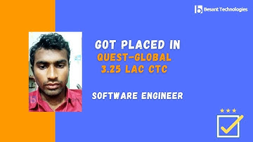Besant Technologies Velachery Reviews | Logeshrajan Got Placed as QA Tester | Testing Course Chennai