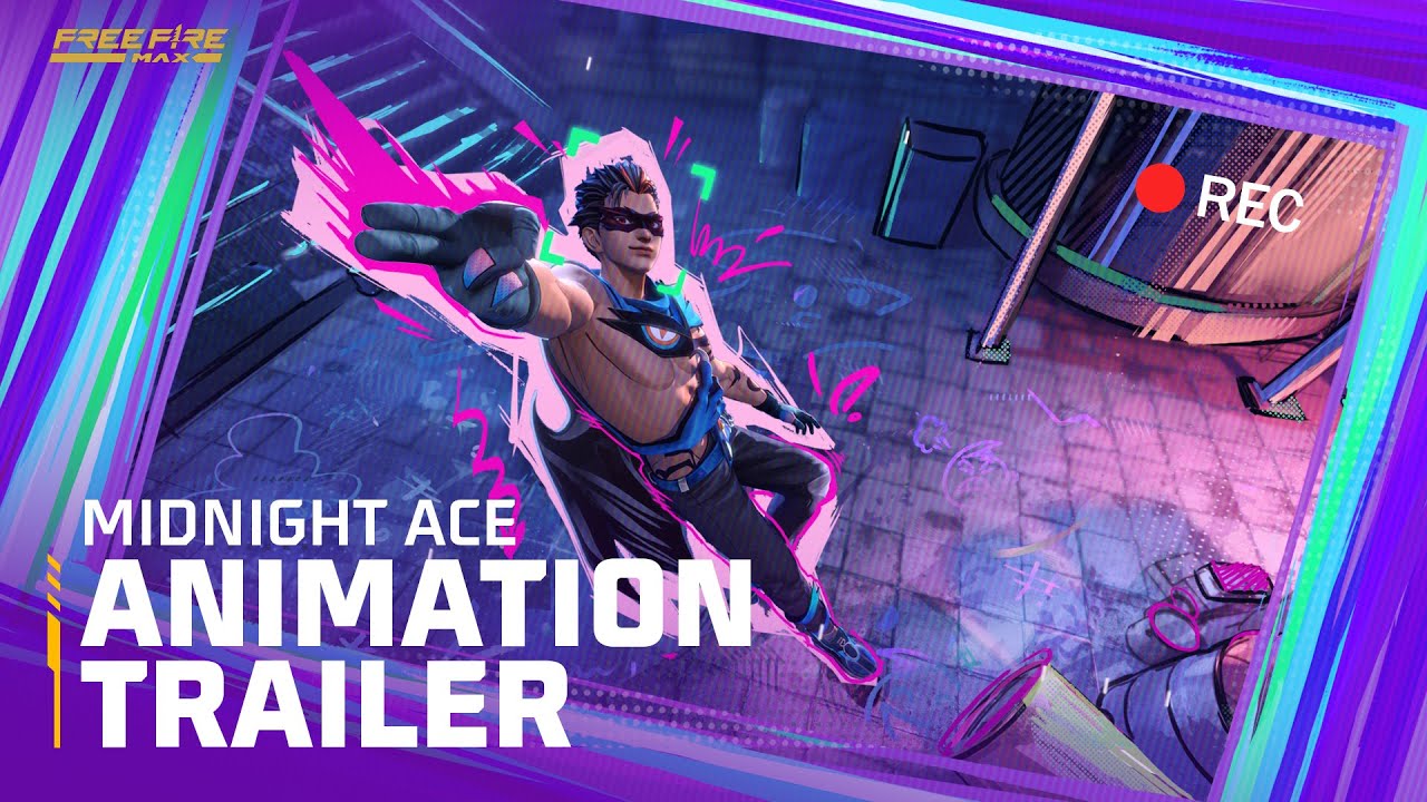 Midnight Ace — анимационный трейлер | Free Fire MAX
