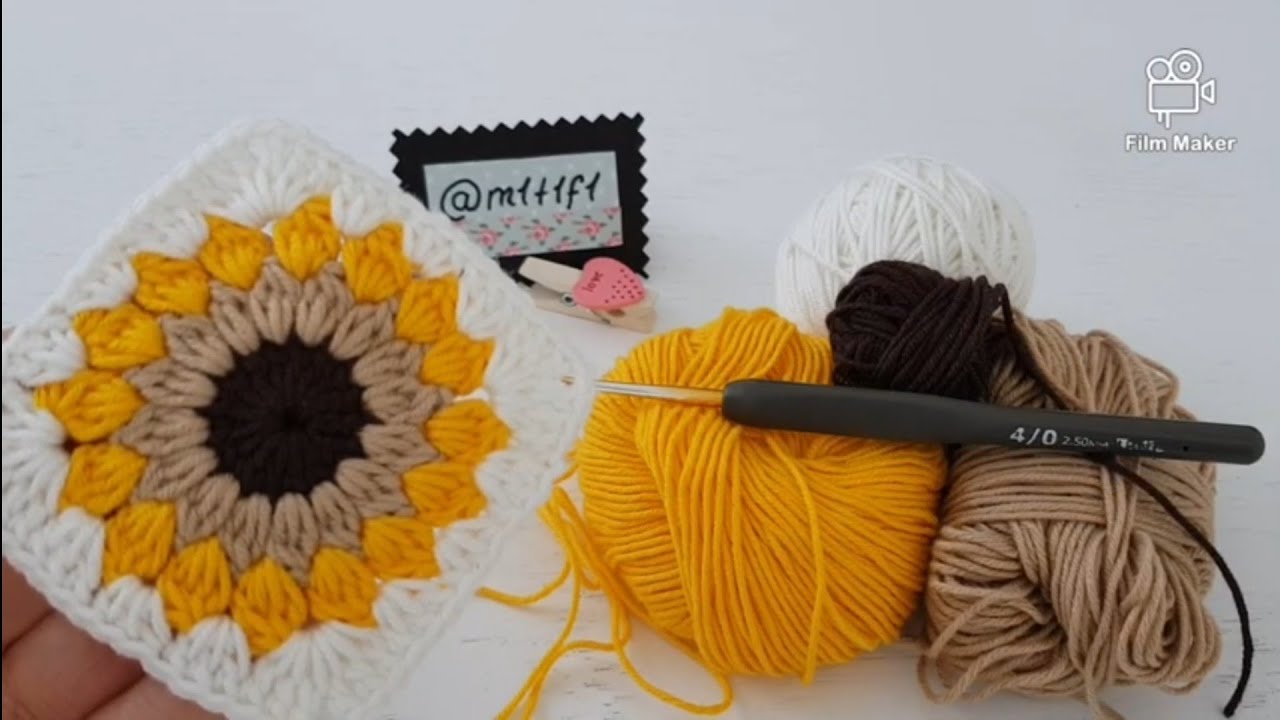 ÇİÇEK MOTİF-2 (Günebakan Çiçeği)