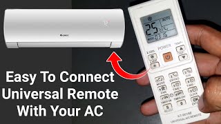 How to connect universal remote with your air conditioner | Split AC Universal Remote Set Code