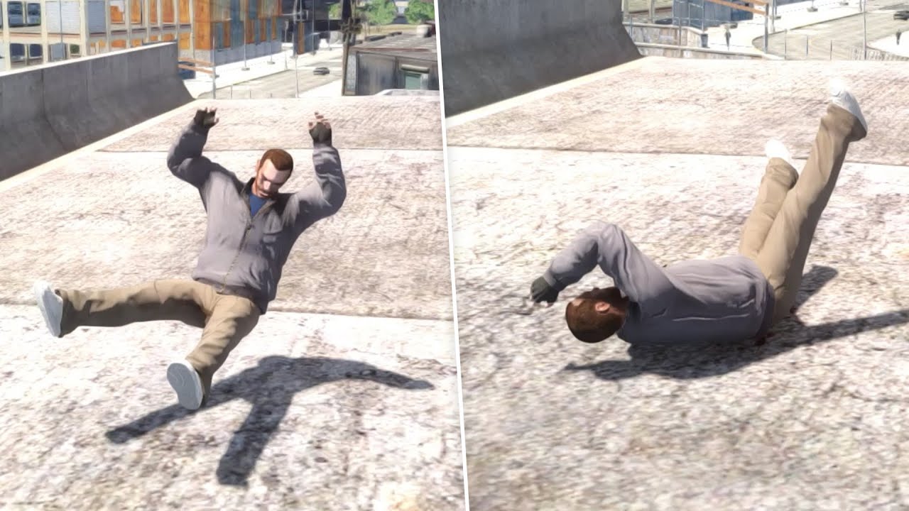 GTA IV - Brutal Motorcycle Ragdolls #22 (Euphoria Physics)