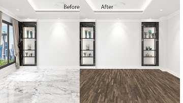 How to change floor texture in photoshop