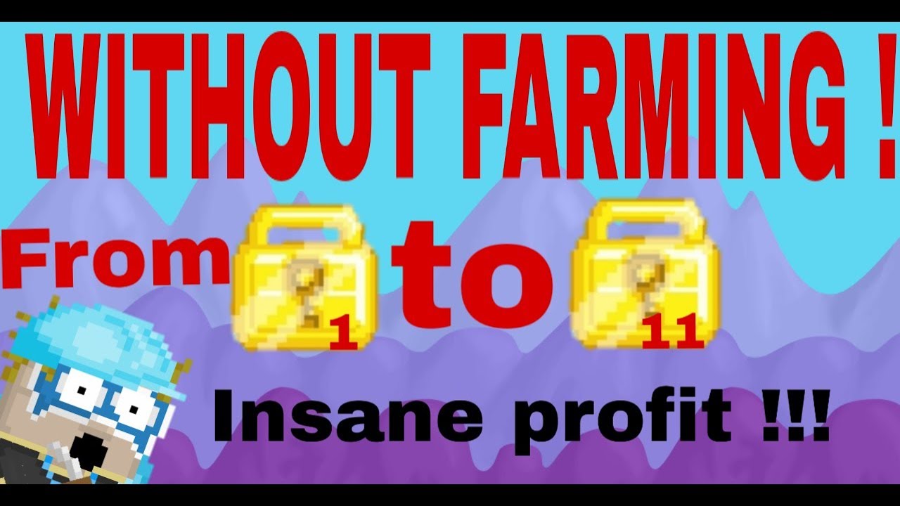 Growtopia | How to make profit with 1wl