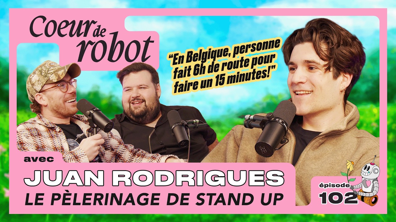 CDR Ep.102 - Le pèlerinage de stand up avec l'humoriste Belge Juan Rodrigues