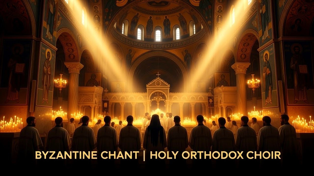 Orthodox Monastic Night Chants for Deep Sleep | Sacred Byzantine Prayers for Healing Meditation