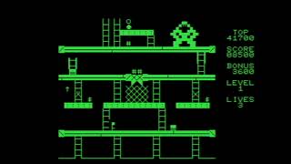 PETSCII Kong. A kong-like game for the Commodore PET.