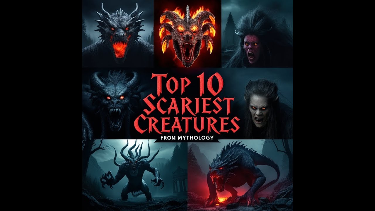 Top 10 Scariest Creatures from Mythology - YouTube