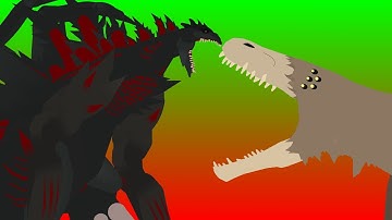 Sinister shin Godzilla vs scp 682 | sticknode animation