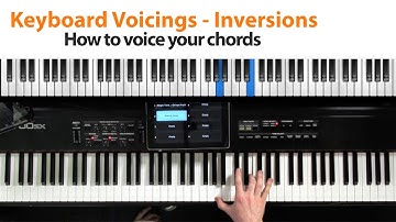 How To Change Up Your Keyboard Voicings // Chord Inversions
