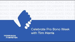 Celebrate Pro Bono Week with Tim Harris