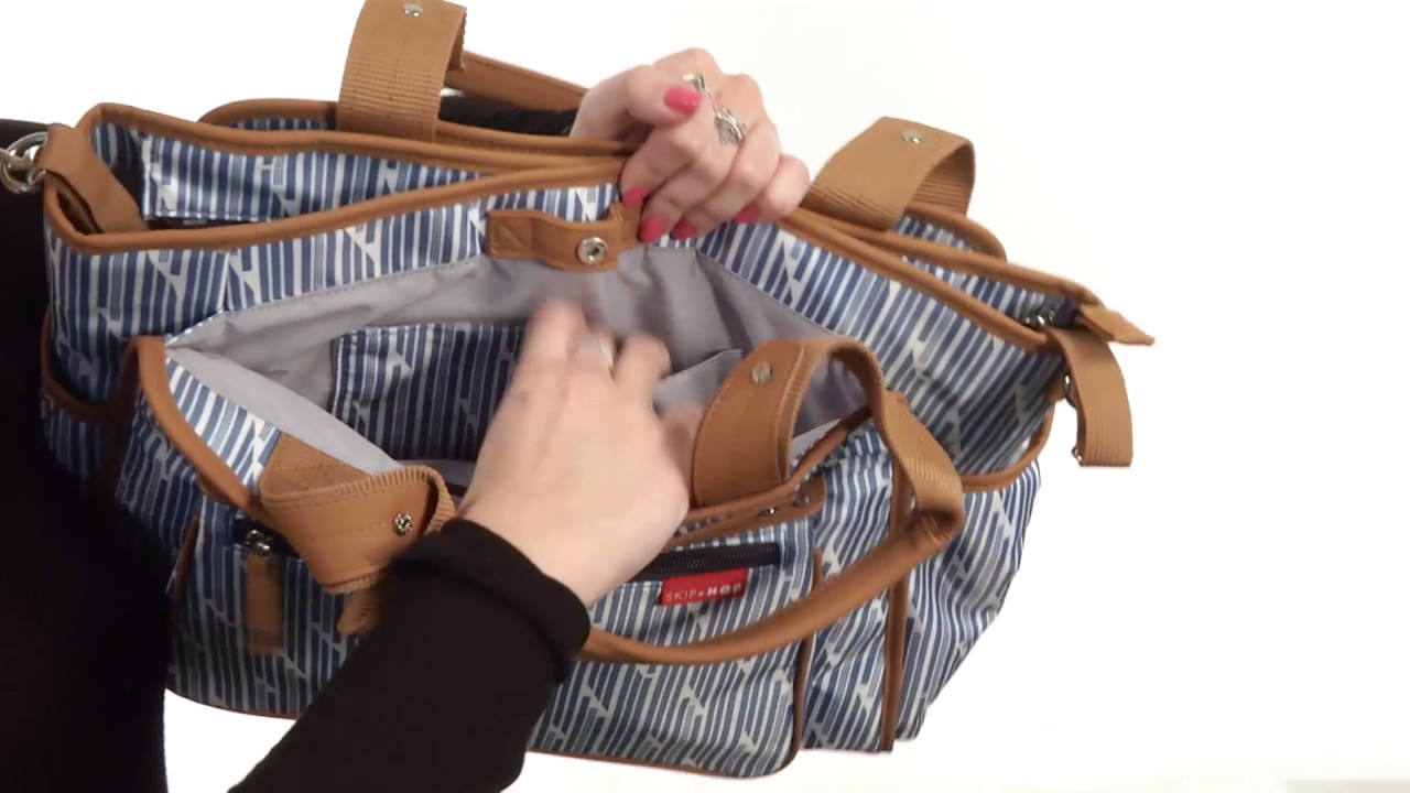 skip hop diaper bag grand central