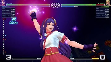 THE KING OF FIGHTERS XIV - Athena Combos
