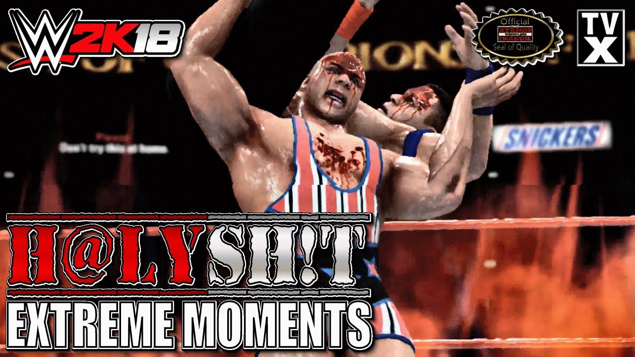 WWE 2K18 | Extreme Moments | Brutal Bumps | Epic Spots | Fails ...