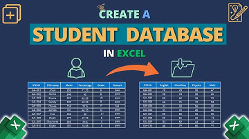 How to Create Student Database in Excel