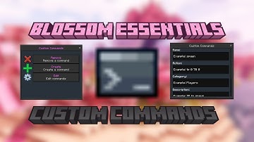 Custom Commands System - Blossom Essentials