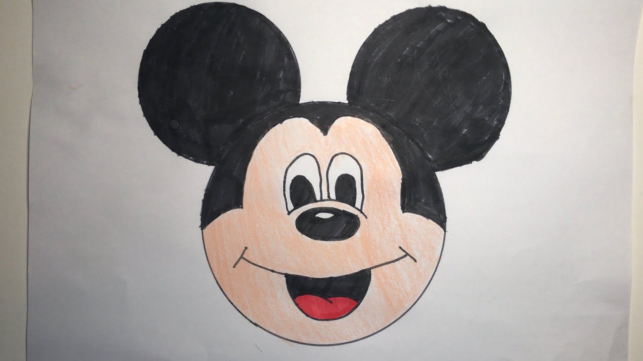 How To Draw MICKEY MOUSE • DrawWithCharles.com