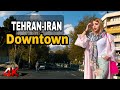 IRAN TEHRAN 2022 4K Driving Tour In Downtown Street Viewhایران
