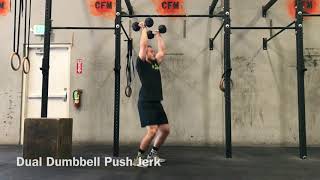 Dual Dumbbell Push Jerk