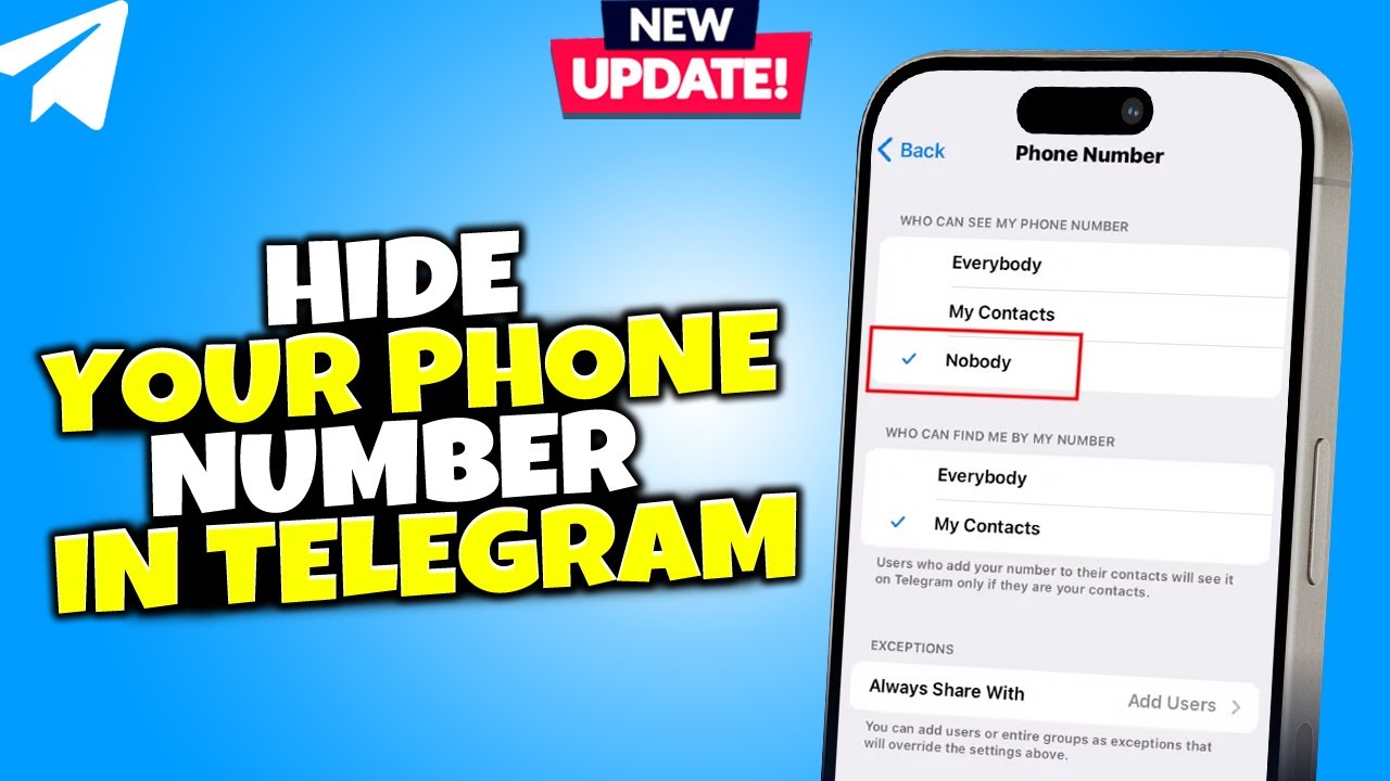 How to Hide your Phone Number in Telegram on Android
