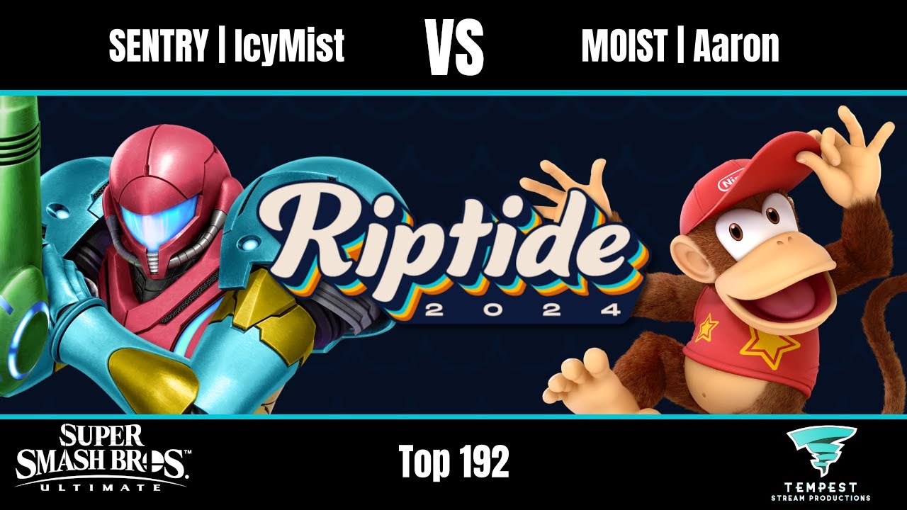 SENTRY | IcyMist (Samus) vs MOIST | Aaron (Diddy Kong) - Ultimate Top 192 - Riptide 2024