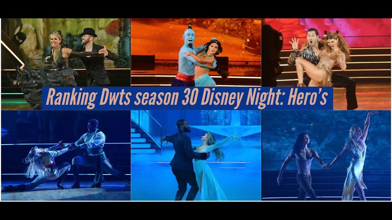 Dwts Ranking Signs Ranking Dwts season 30 Disney Week: Heroes Night - YouTube