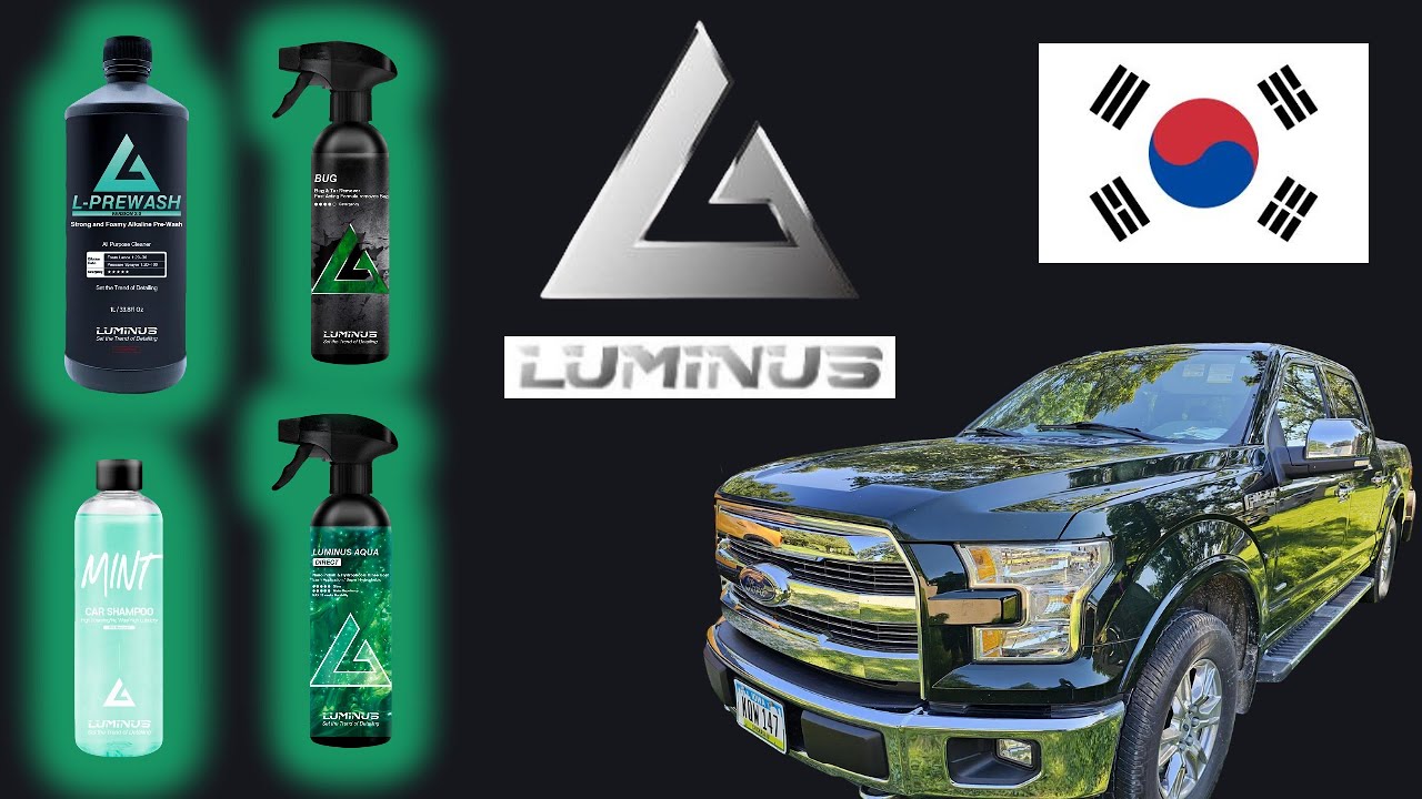 Luminus L-Prewash (Double Tap), Bug, Mint, Aqua Direct on a