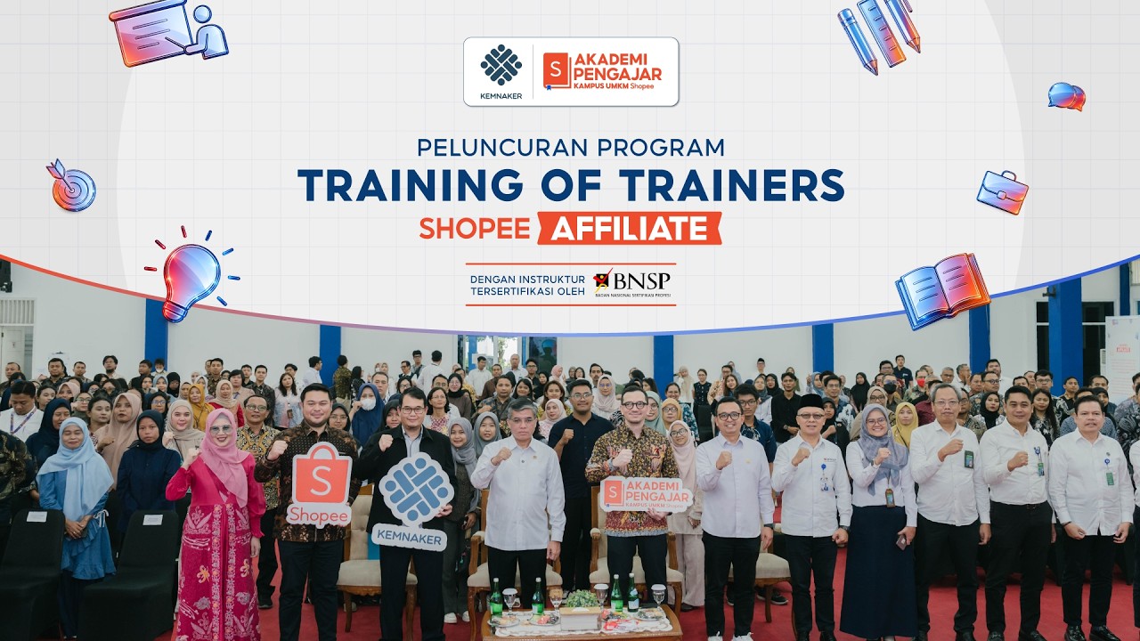 Perkuat Kompetensi Digital, Shopee & Kemenaker RI Hadirkan Program Training of Trainers