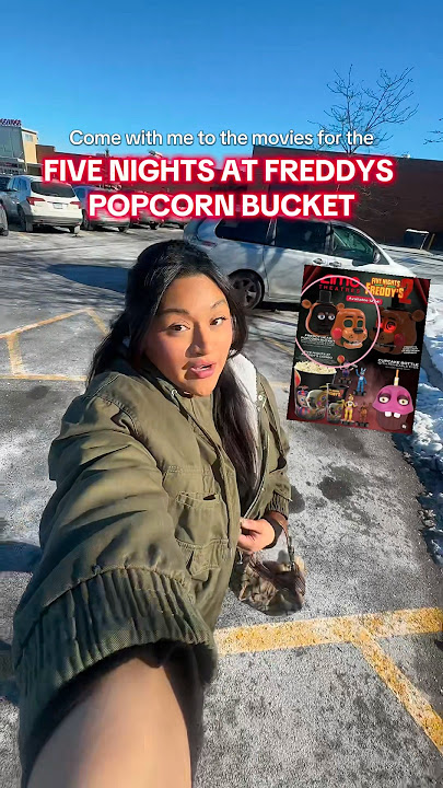 FIVE NIGHTS AT FREDDYS 2 POPCORN BUCKET 🍿 #amc #fivenightsatfreddys #fypシ゚viral #freddyfazbear