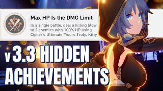 Max Hp Is The Dmg Limit - V3.3 Hsr Hidden Achievements